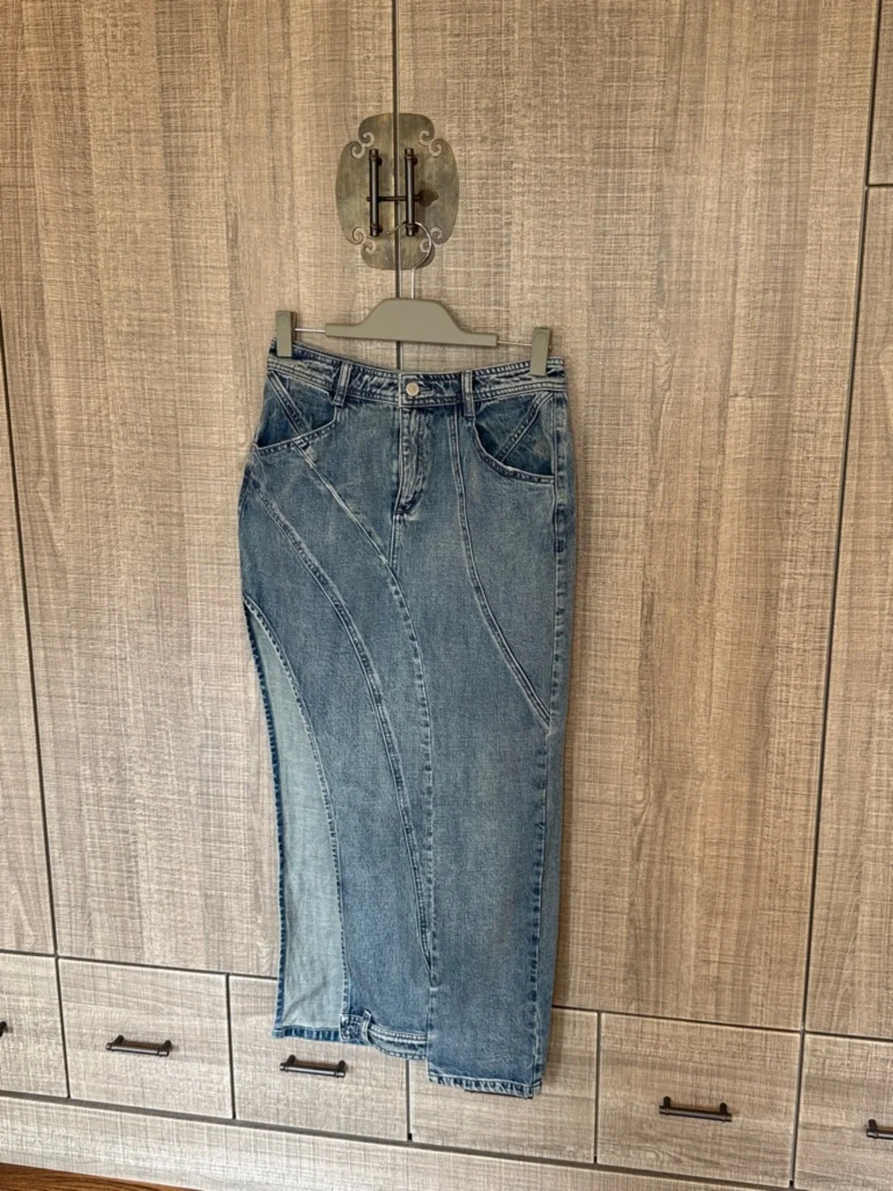 Urban Revivo‎ Deconstructed Denim Skirt